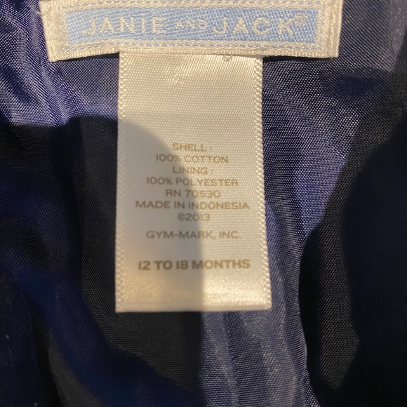 Janie and Jack 12-18 month Christmas outfit boy - Picture 7 of 8